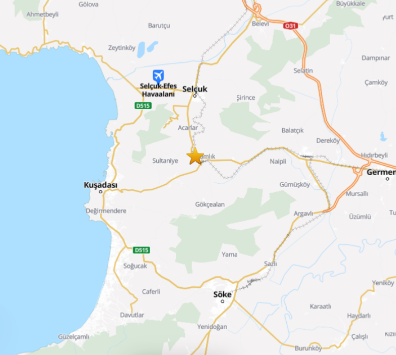 İzmir'de Deprem Meydana Geldi-1