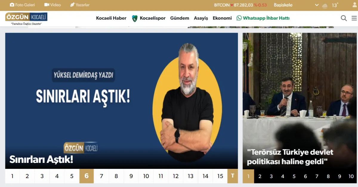 Kocaeli’nin Güvenilir Haber Kaynağı Özgün Kocaeli Gencgazete