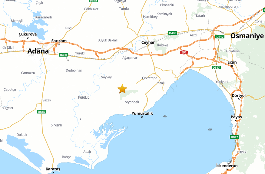 Son Daki̇ka Adana'da Deprem Mi Oldu Afad – Kandilli Son Depremler Listesi (1)