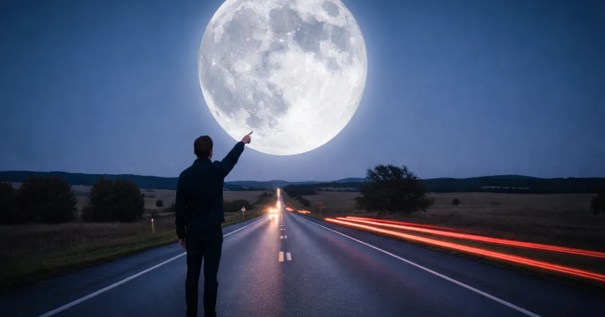 Ay Neden Bizi Hep Takip Ediyormuş Gibi Görünür1 Gencgazete