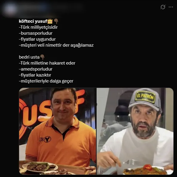 Bedri Usta Boykotu Sonrası Köfteci Yusuf Sosyal Medyada Viral Oldu2 (1)