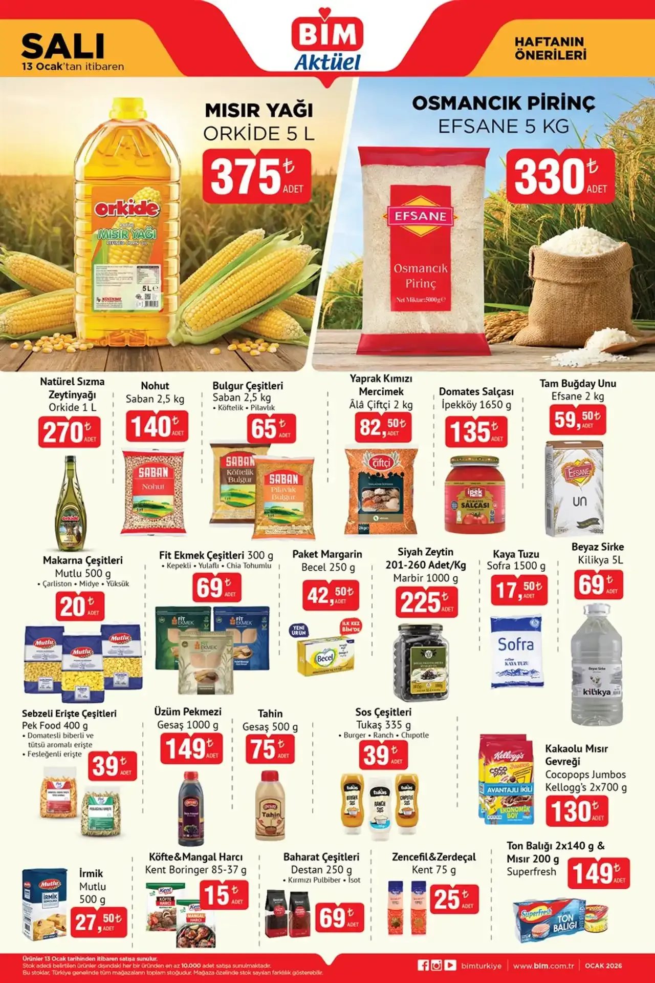 Bi̇m’den Mutfak Enflasyonuna Fren! 5 Litre Yağ Ve 5 Kg Pirinçte Şok Fiyat! 1 Gencgazete