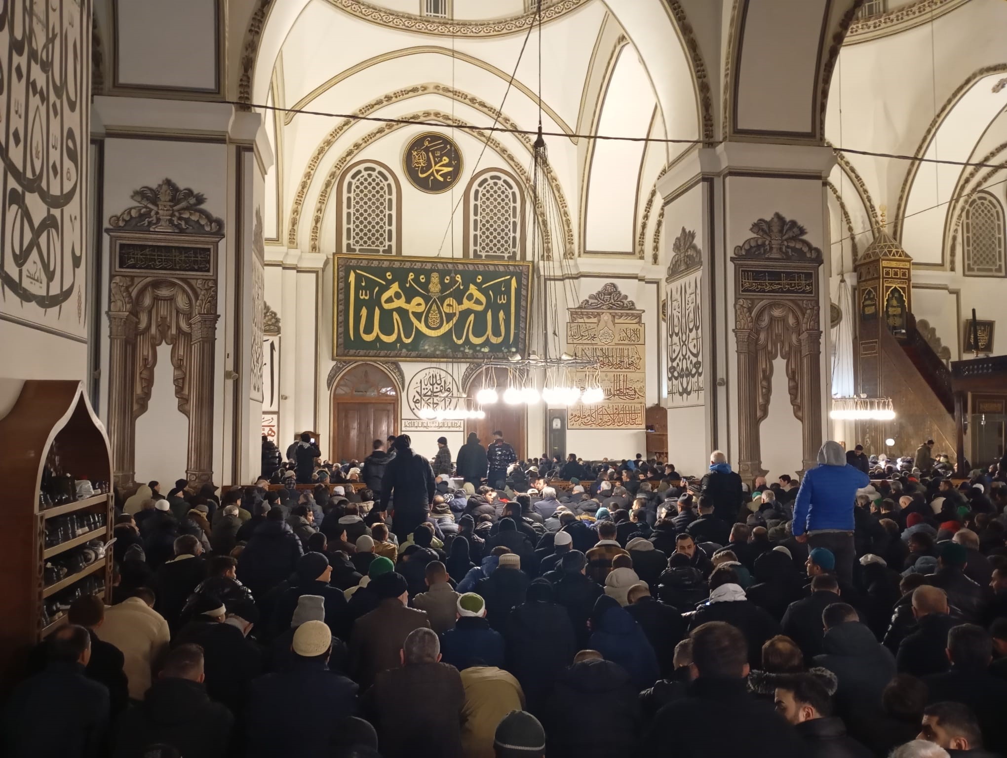 Bursa’da Yılın Ilk Sabah Namazı Ulucami’de Kılındı