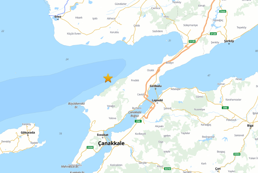 Çanakkale'de Deprem Mi Oldu Afad – Kandilli Son Depremler Listesi D (2)