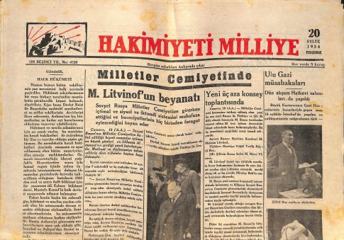 Hâkimiyet I Milliye Gazetesi