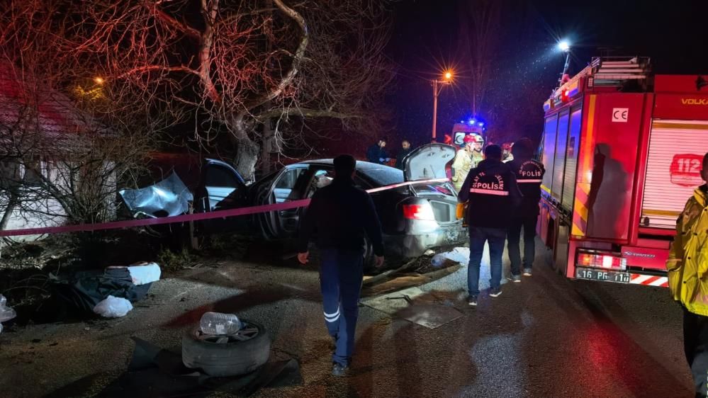 İnegöl'de 2 Kişinin Öldüğü, 2 Kişinin Yaralandı Kazanın Sebebi Şok Etti! (1)