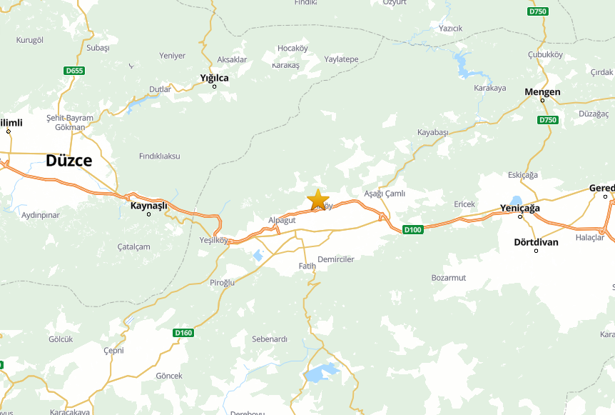 Son Daki̇ka Bolu'da Deprem Mi Oldu Afad – Kandilli Son Depremler Listesi (1)