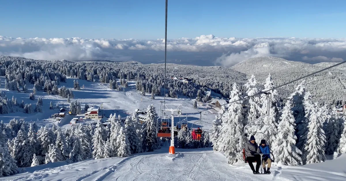 Uludağ'da Sömestr Yoğunluğu Pistlerde Adım Atacak Yer Kalmadı! (2)