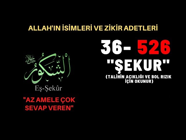 Ya Şekür, Eş Şekür Ne Demek Esmaül Hüsna Gençgazete (12)
