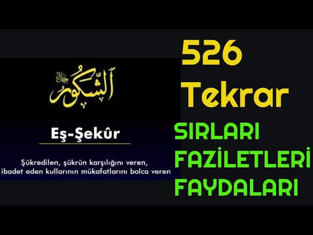 Ya Şekür, Eş Şekür Ne Demek Esmaül Hüsna Gençgazete (13)