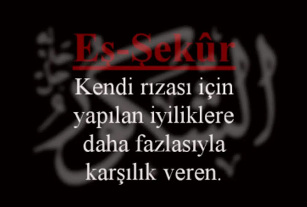 Ya Şekür, Eş Şekür Ne Demek Esmaül Hüsna Gençgazete (5)