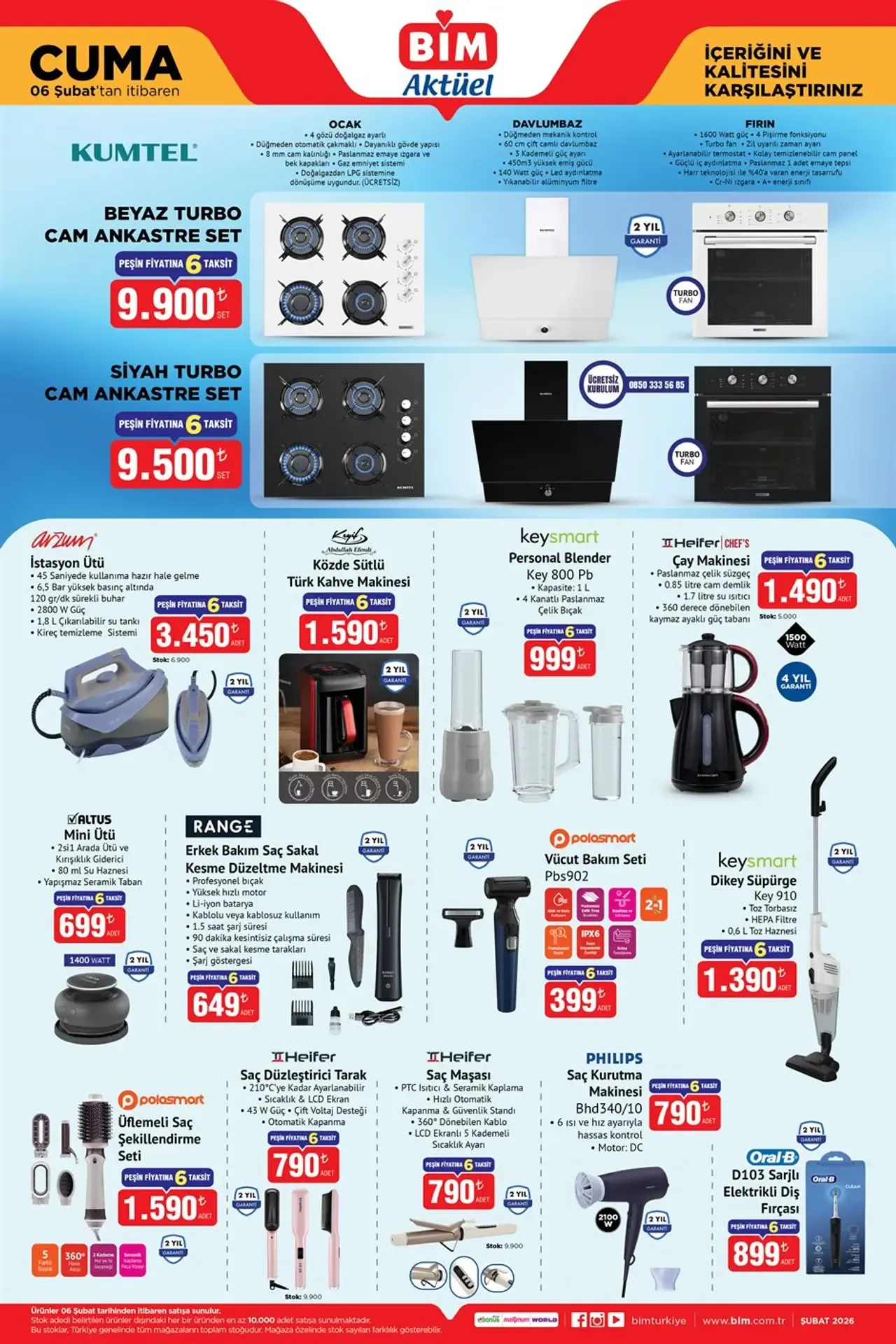 6 Şubat Bi̇m Aktüel Ürünler Kataloğu Arzum İstasyon Ütü Bi̇m’de (1)
