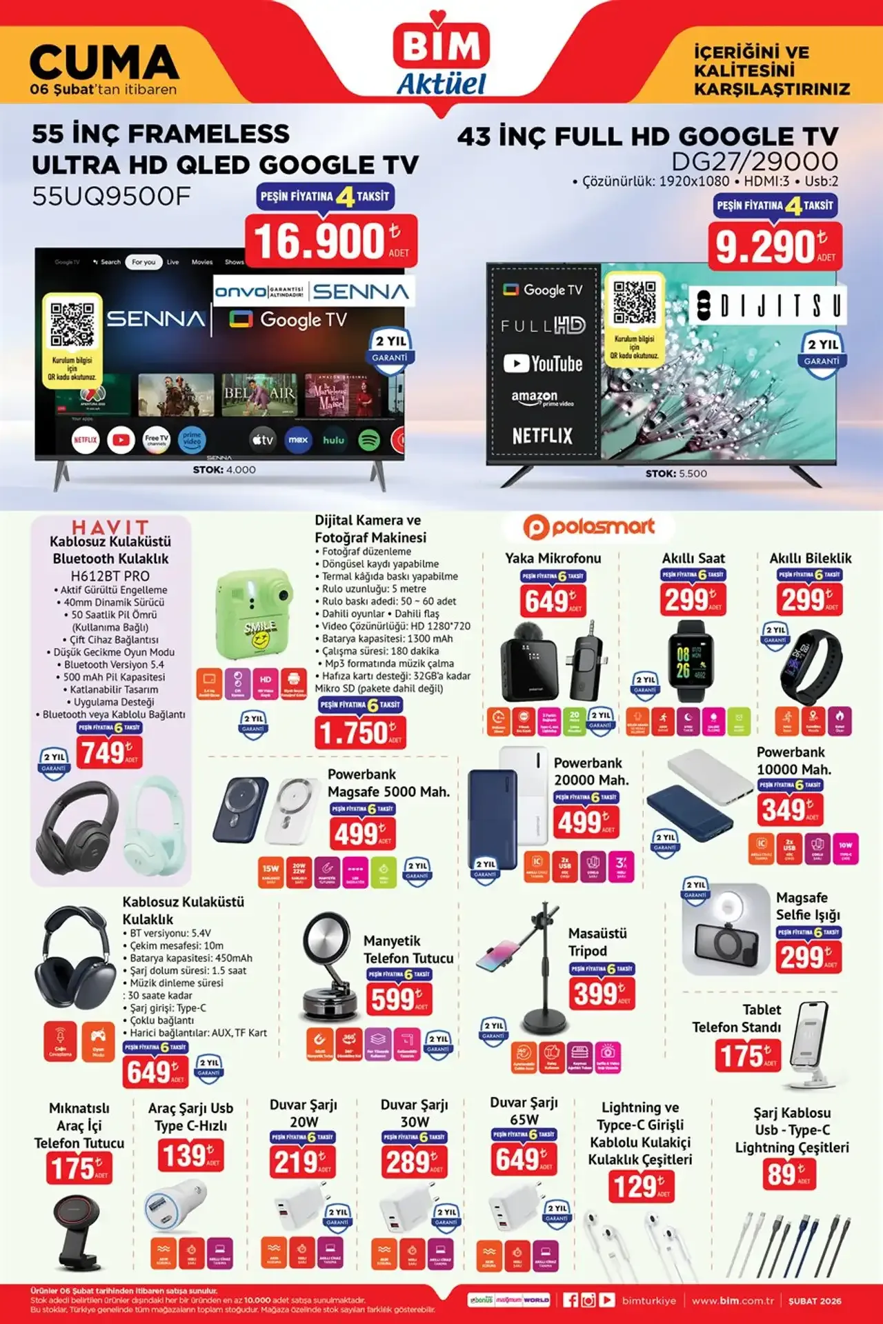 6 Şubat Bi̇m Aktüel Ürünler Kataloğu Arzum İstasyon Ütü Bi̇m’de (2)