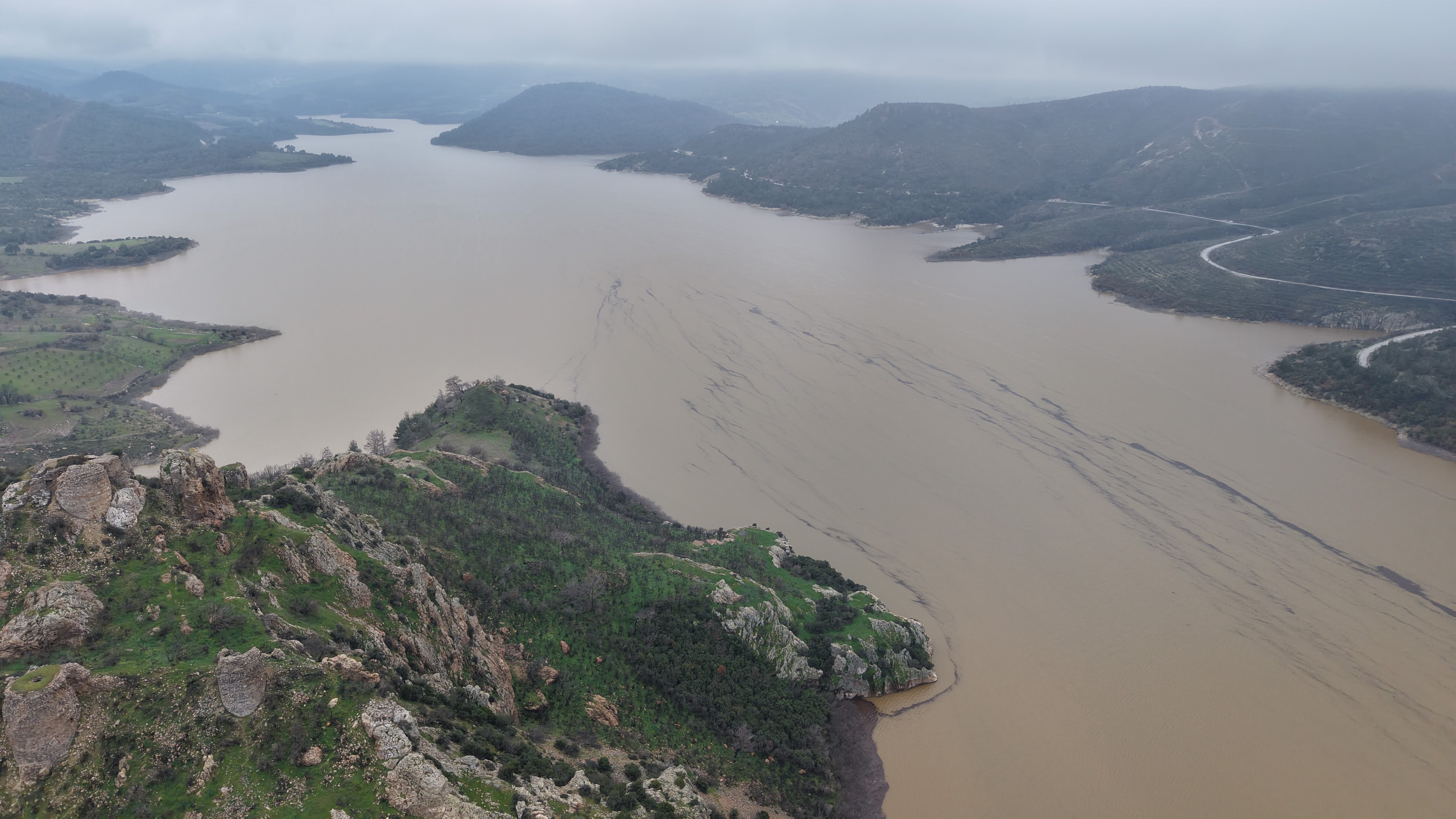 Atikhisar Barajında Kritik Saatler, 2 Mahalle Için Uyarı Yapıldı (1)