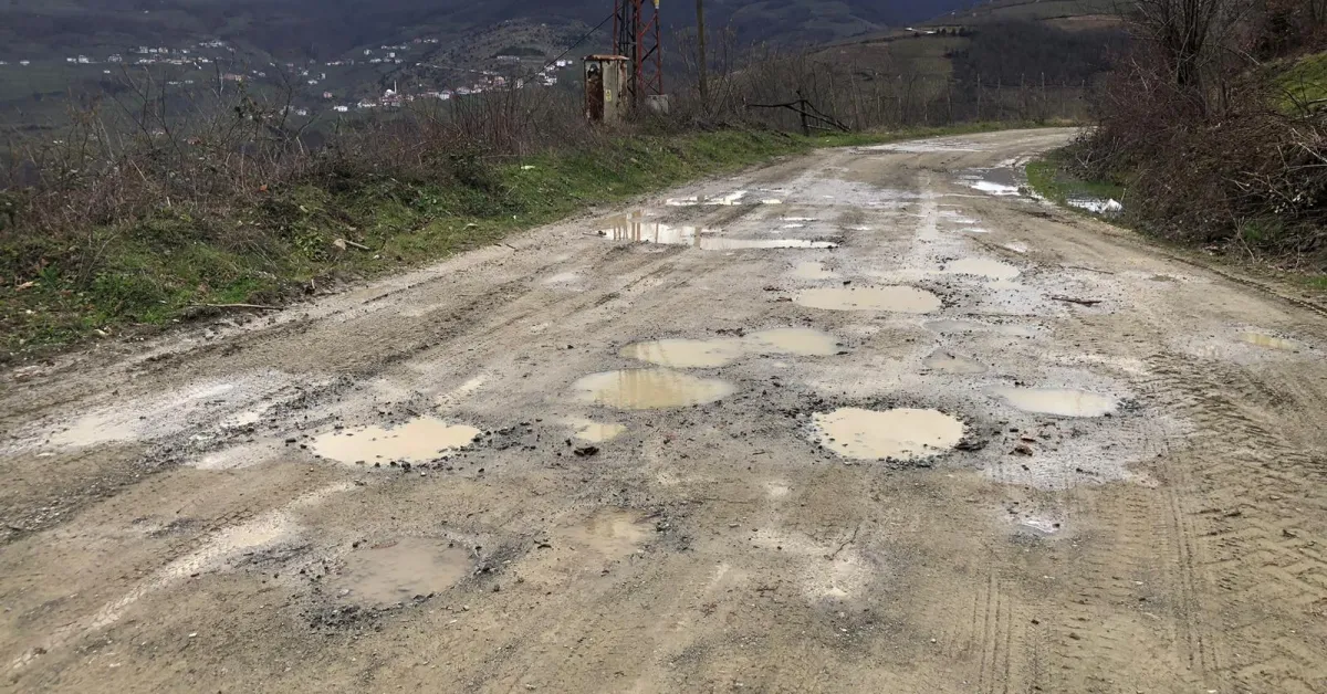 Ayvacık Döngel’de Yol Tepkisi 10 Yıldır Hizmet Yok (2)