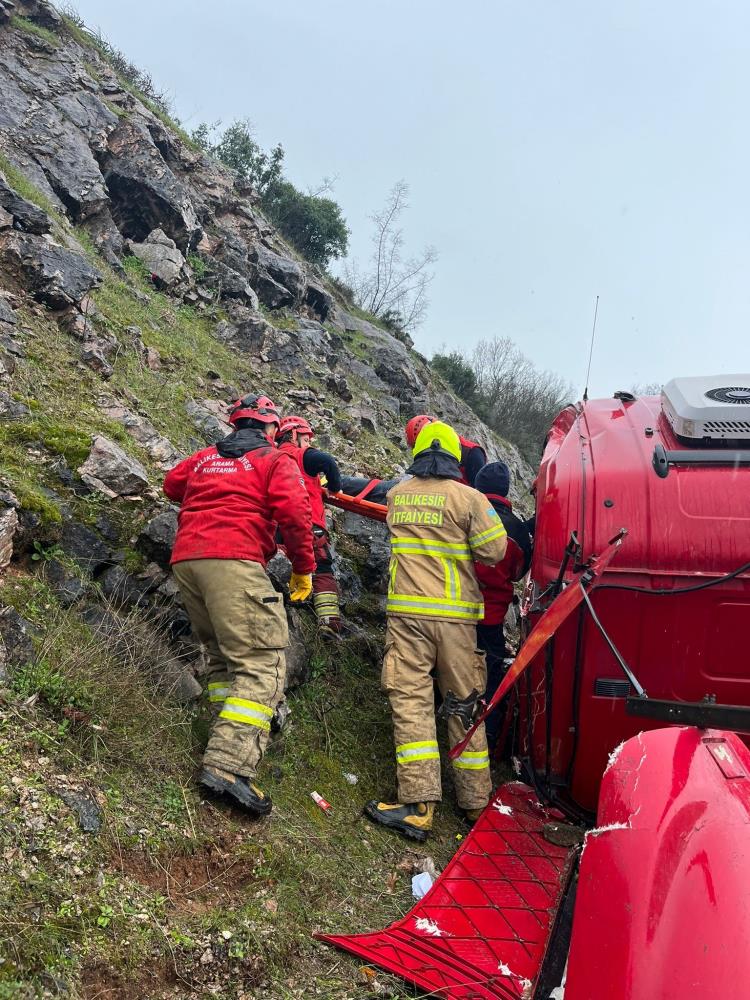 Bursa'da Korkutan Kaza! 1 Kişi Yaralandı... (1)