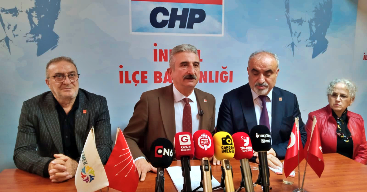 Chp İl Başkanı Yeşiltaş İnegöl'de Konuştu (1)