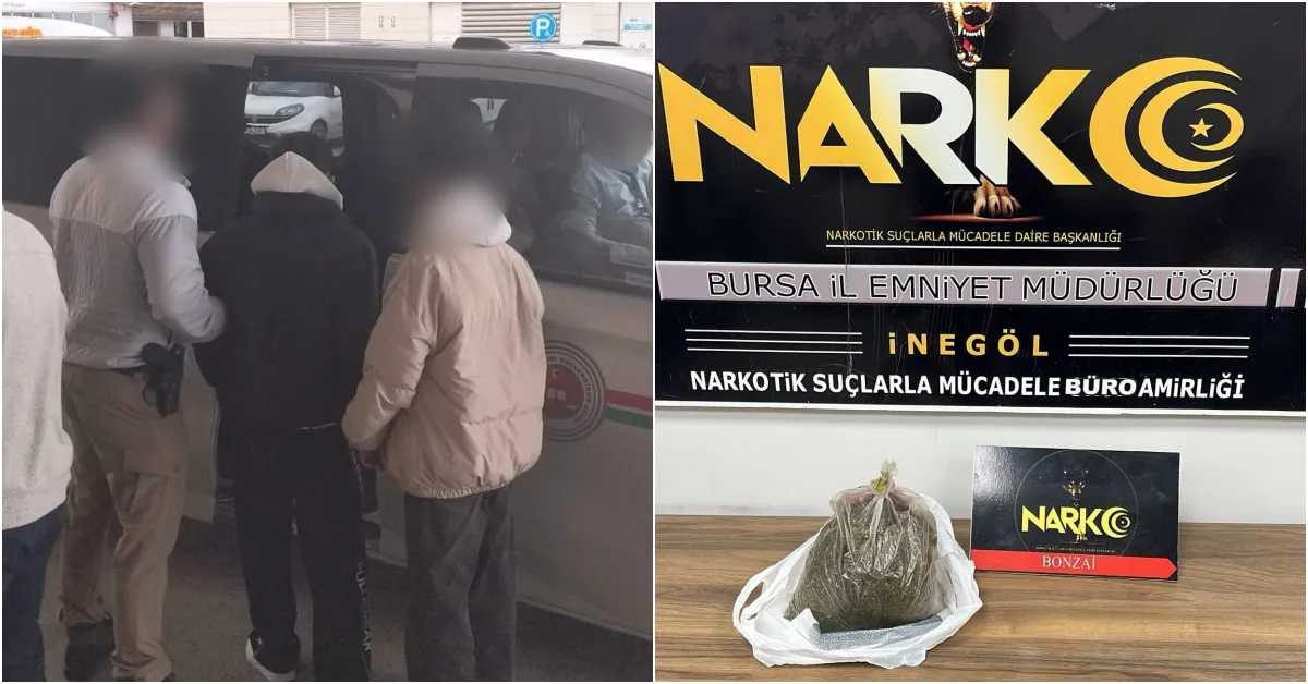 İnegöl’de 200 Gram Bonzai Ele Geçirildi