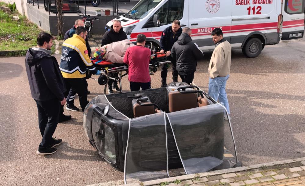 İnegöl'de Annesi Yaralanan Çocuk Gözyaşlarını Tutamadı! (2)