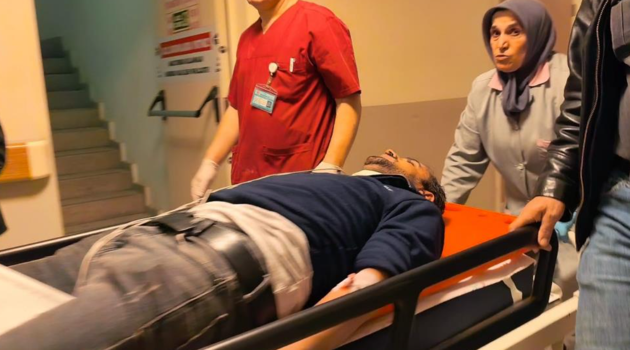 İnegöl’de Yoldaki Çukur Kazaya Neden Oldu! Baba Ağır Yaralı.. (4)