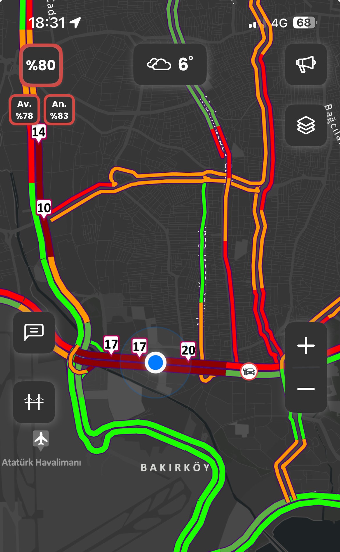 İstanbul’da Trafik Yoğunluğu Yüzde 80’E Ulaştı (3)