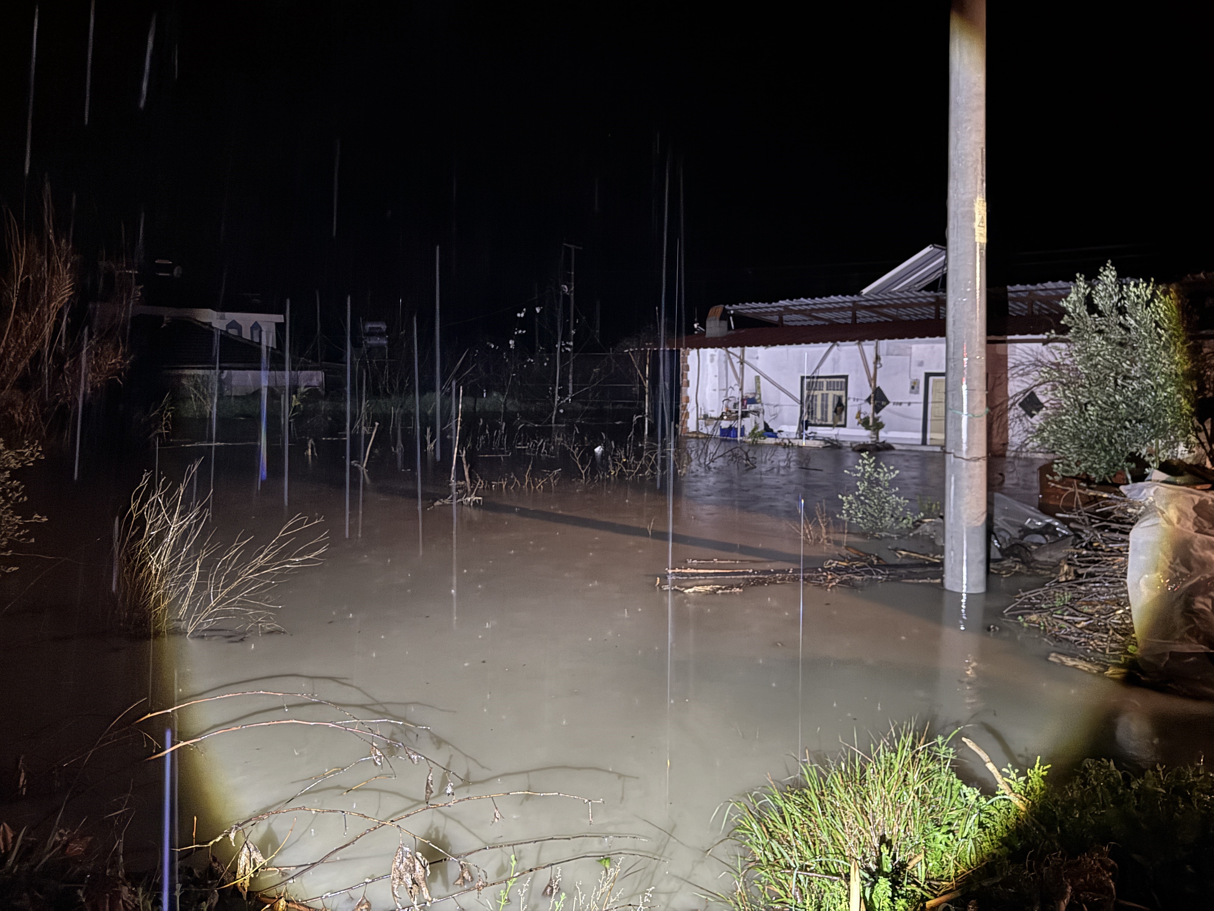 Muğla'da Su Baskını! Evler Tahliye Edildi (3)