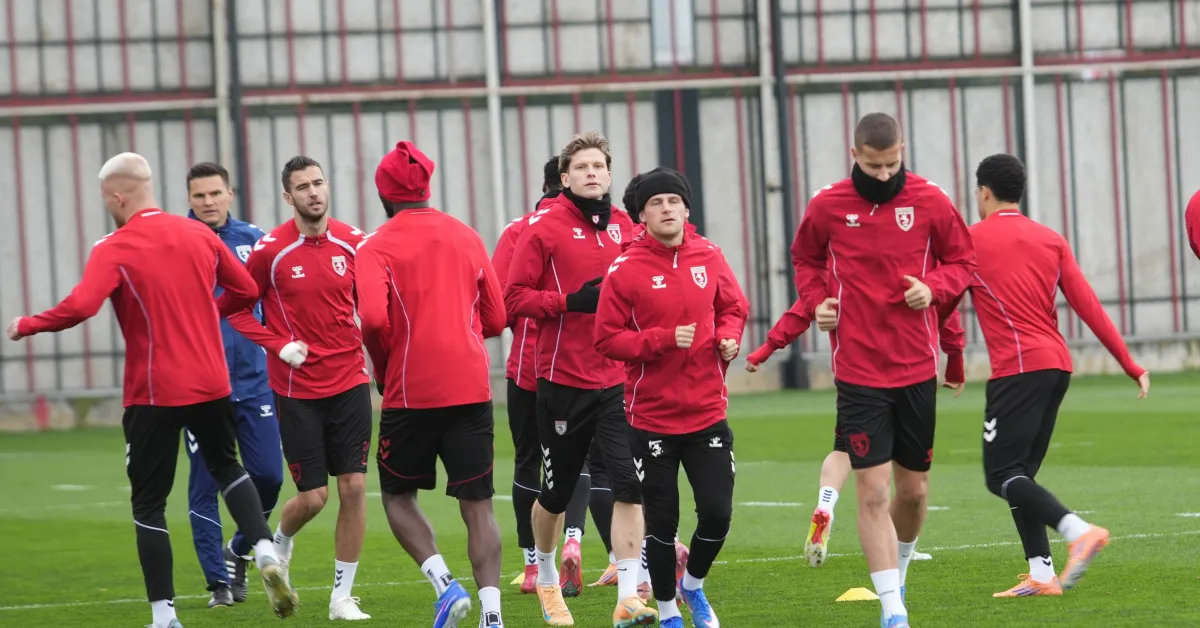 Samsunspor, Shkendija Maçına Hazır (2)