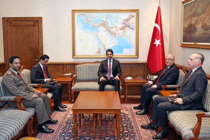 Bakan Güler, Katar Ankara Büyükelçisi Al Henzab’ı Kabul Etti (1)