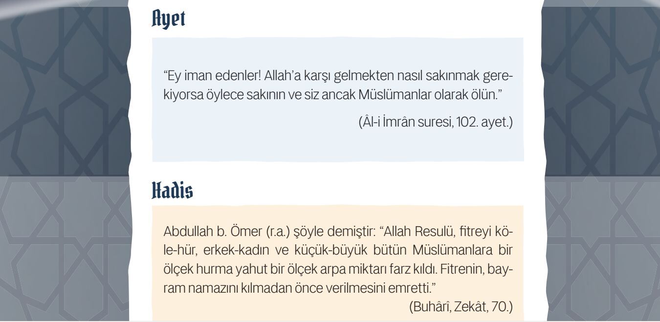 Bi̇r Ayet Bi̇r Hadi̇s Ramazan Yazilari Ramazan Günlüğü Ramazan Takvi̇mi̇ (3)