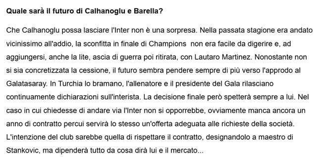 Galatasaray'a Hakan Çalhanoğlu Transferinde Müjde! Inter Kararını Verdi (1)-1