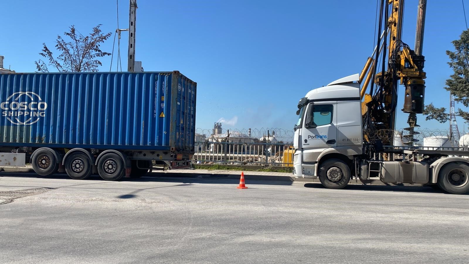 İki Tırın Arasında Feci Ölüm (1)