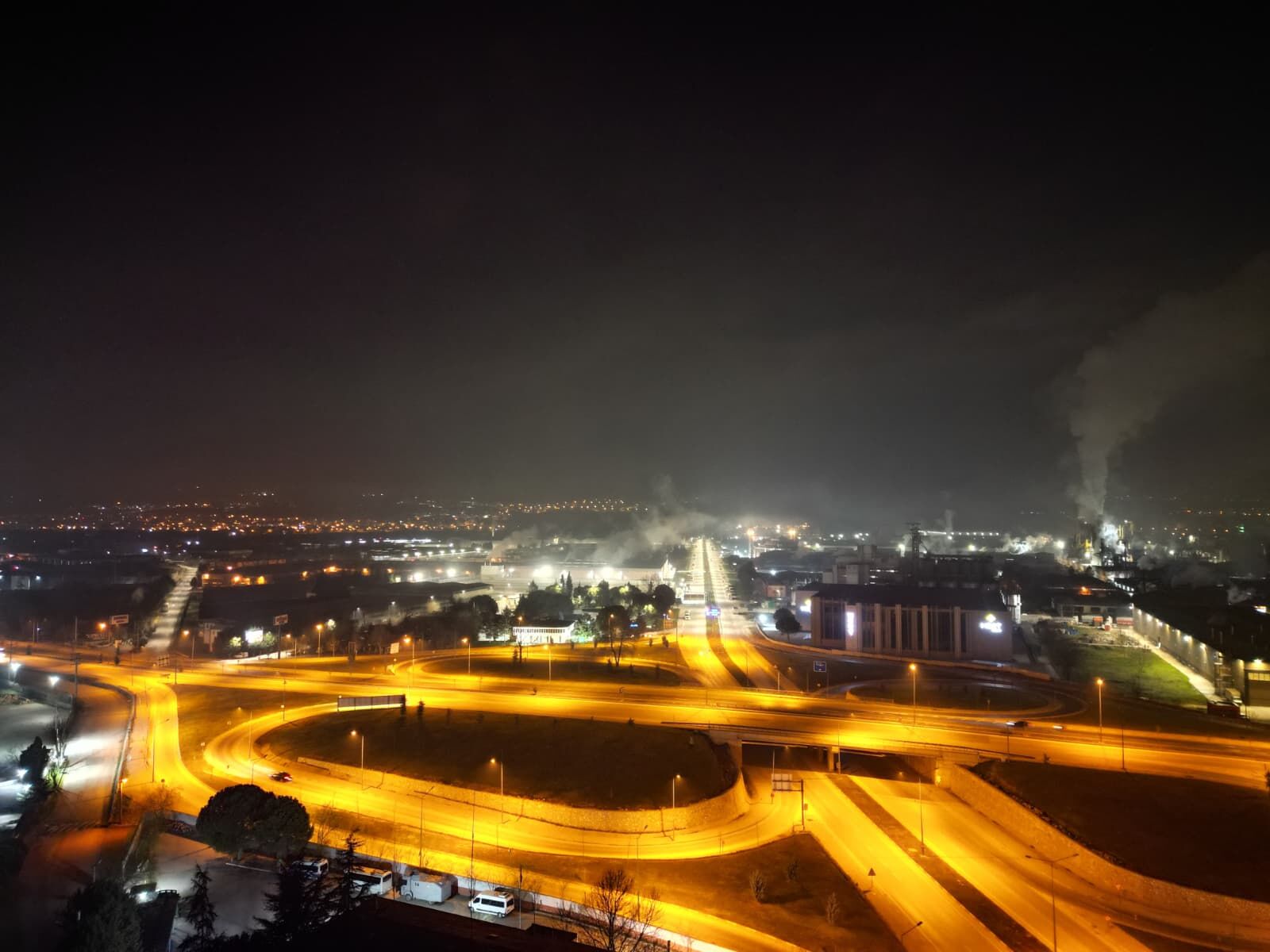 İnegöl Osb Üzerindeki Hava Kirliliği Drone Ile Görüntülendi (2)