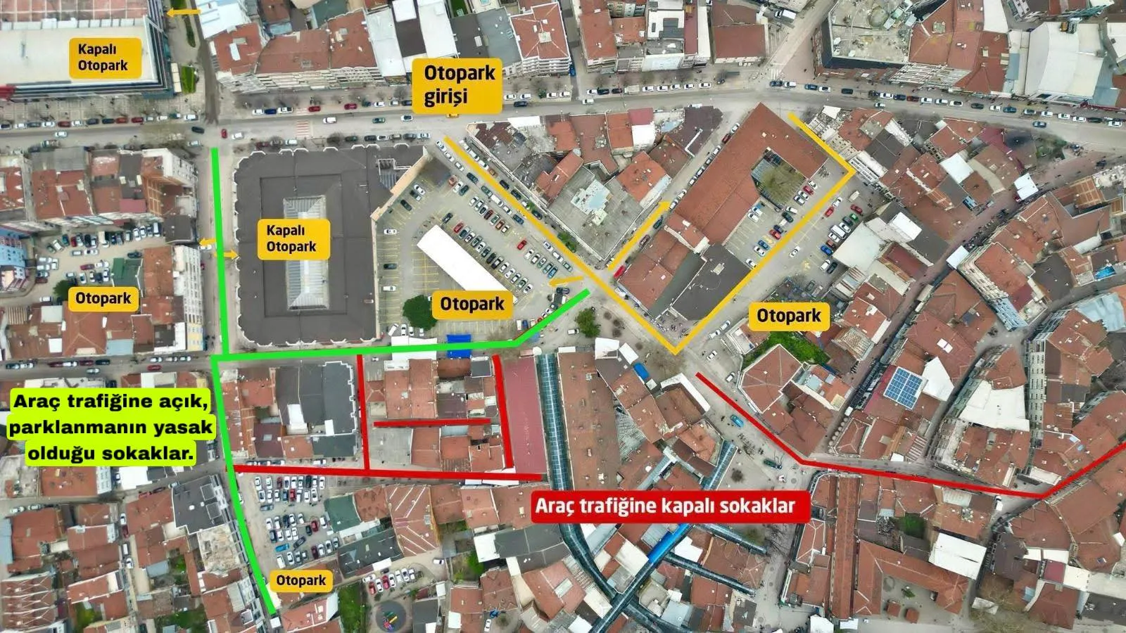 İnegöl'de 6 Sokak Trafiğe Kapatıldı İşte Bayram Öncesi Kısıtlanan Yollar