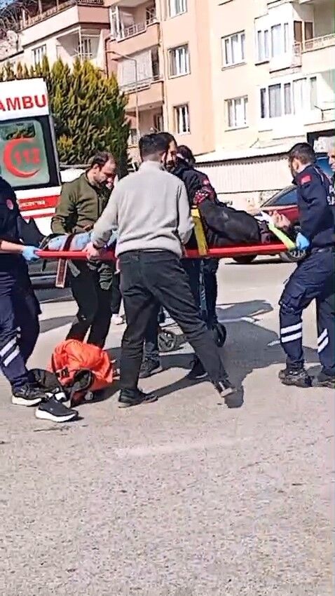 İnegöl'de Ani Dönüş Kazaya Neden Oldu! (2)