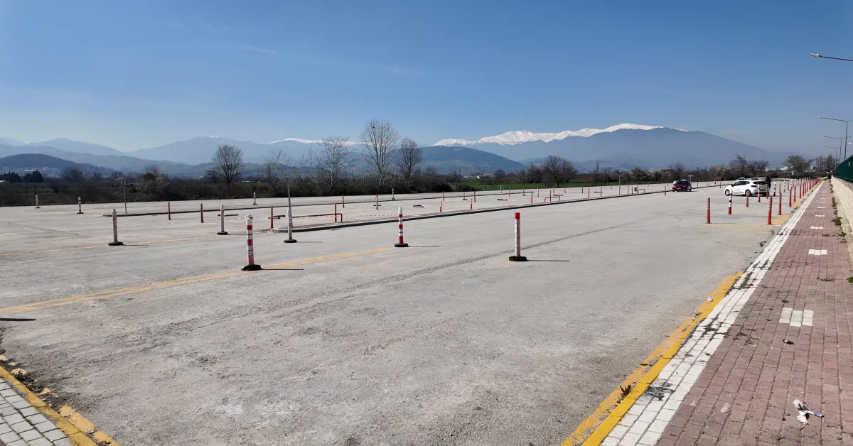 İnegöl’de Sürücü Adayları Yeni Alanda Eğitim Alıyor (4)