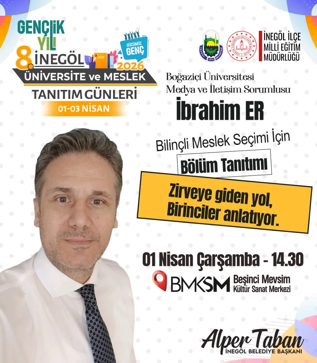 İnegöl'de Üniversite Ve Meslek Tanıtım Günleri Çarşamba Günü Kapılarını Açıyor (3)