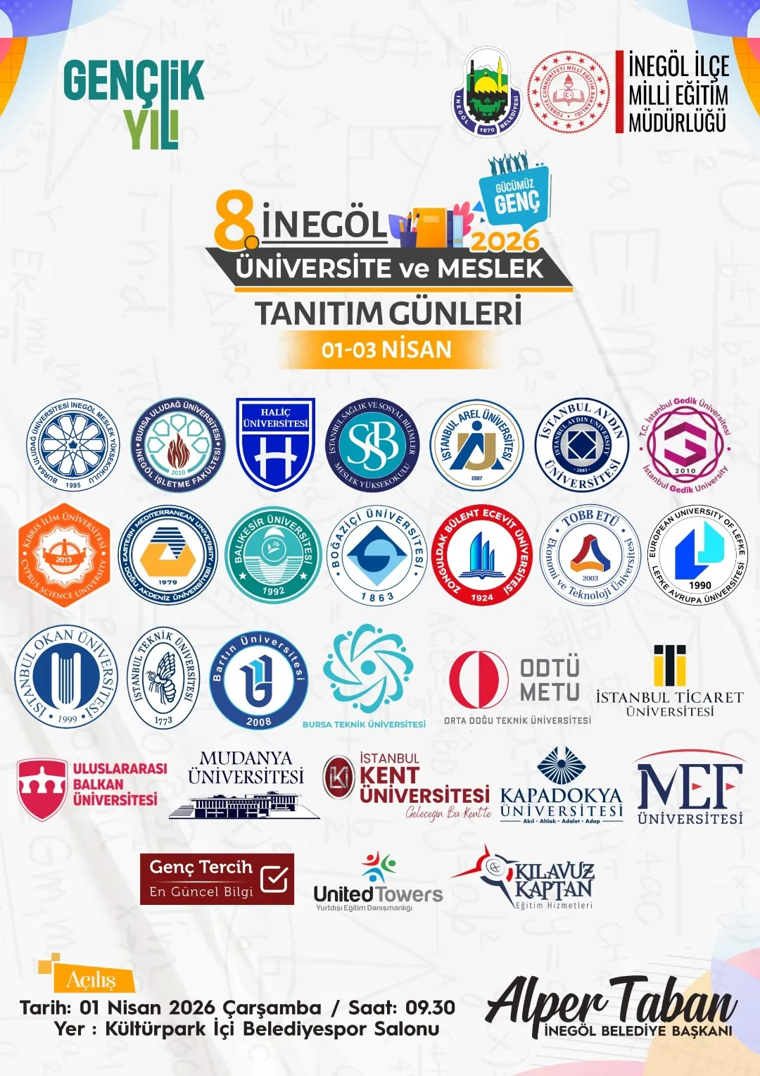 İnegöl'de Üniversite Ve Meslek Tanıtım Günleri Çarşamba Günü Kapılarını Açıyor (6)