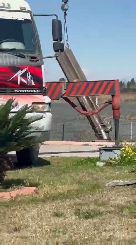 İran'dan Ateşlenen Mühimmat Parçası Hatay'a Düştü! (1)