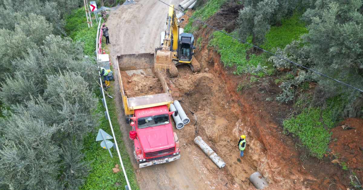 İznik Müşküle'de 30 Yıllık Altyapı Sorunu Çözülüyor (2)