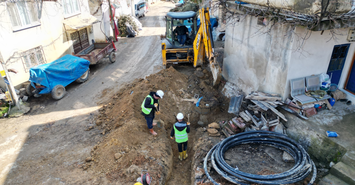 İznik Müşküle'de 30 Yıllık Altyapı Sorunu Çözülüyor (3)