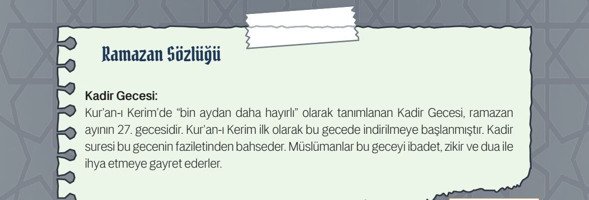 Ramazan Sözlüğü-2