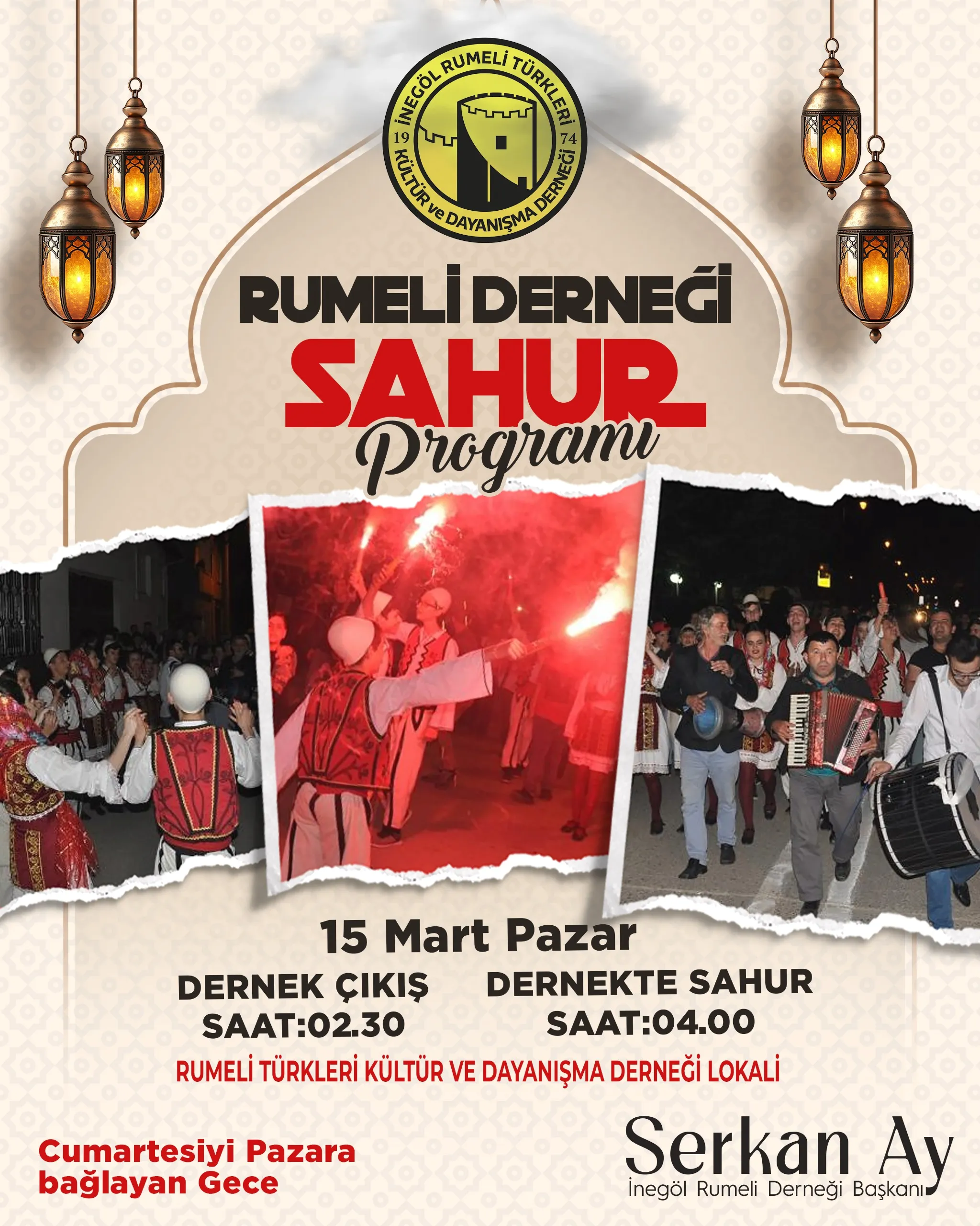 Rumeli Derneği’nden Sahur Programı