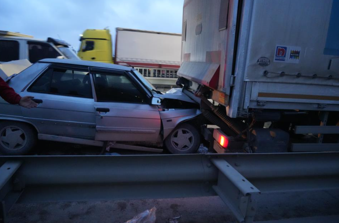 Samsun’da Zincirleme Kaza! 6 Yaralı (1)