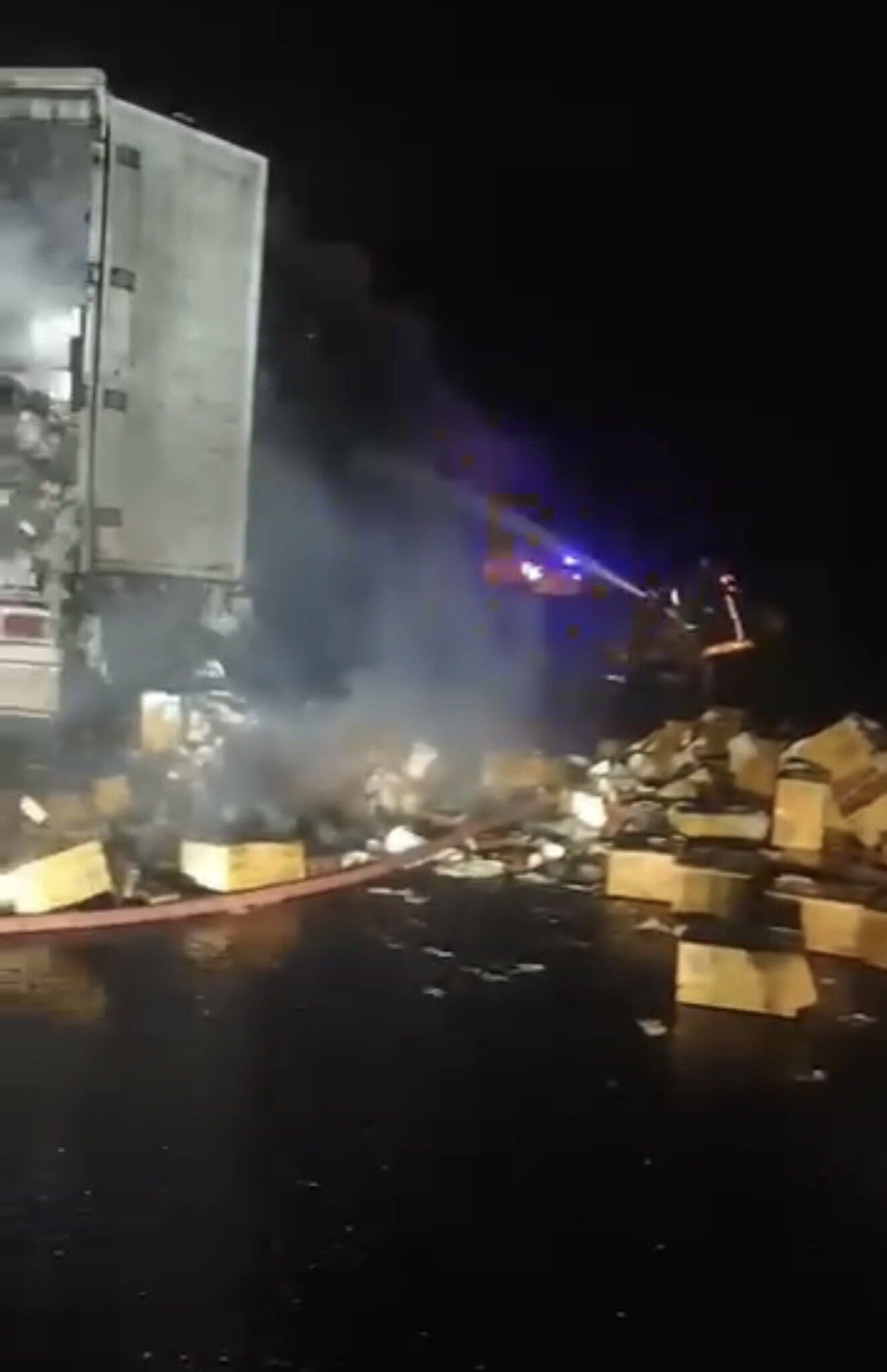 Şanlıurfa’nın Siverek Ilçesinde Peçete Yüklü Bir Tırın Dorsesinde Çıkan Yangın Paniğe Neden Oldu (2)