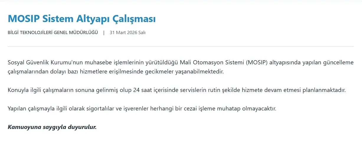 Sgk Sistemi Çöktü Mü, Neden Çalışmıyor Ne Zaman Düzelecek (4)