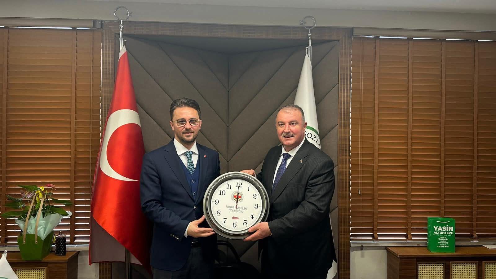 Türkiye Ağaç İşleri Federasyonu’ndan İnegöllü Yeni Başkanlara Ziyaret (2)