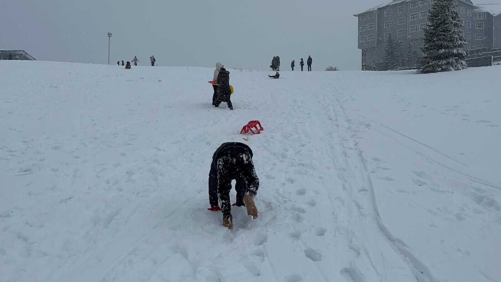 Uludağ'da Kar Kalınlığı 181 Santimetreyi Geçti-1