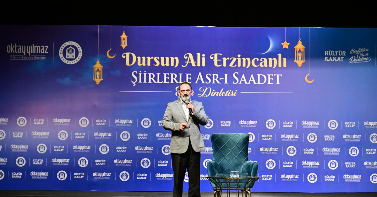 Yıldırım'da Dursun Ali Erzincanlı Ile Şiir Dinletisi (2)