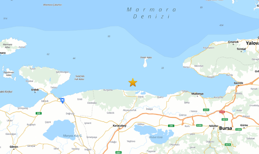 Bursa Gece Yarısı Depremle Sarsıldı! (1)