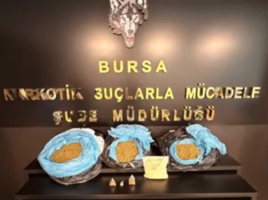Bursa’da 16,7 Kilogram Uyuşturucu Bulundu! (1)